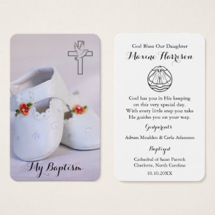 Oração Batismo Pequenos Calçados