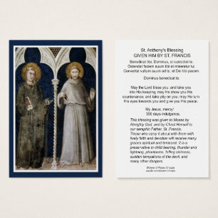 Oração católica da bênção de St Anthony St F