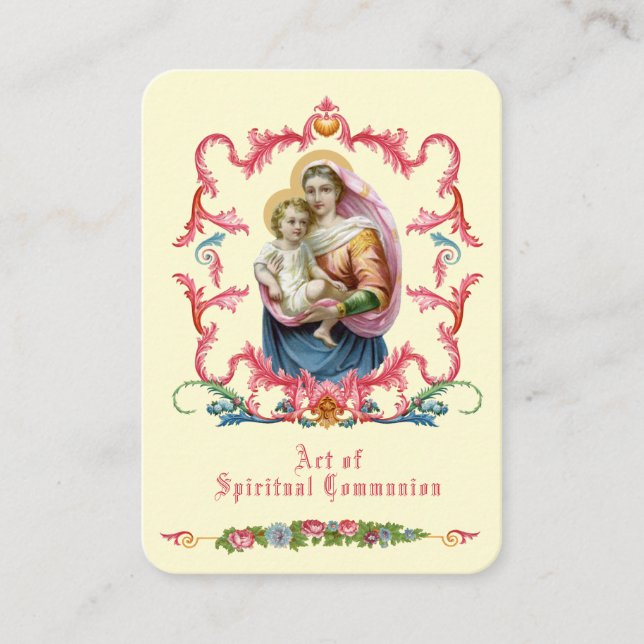 ORAÇÃO CATÓLICA DE CARTÃO SANITÁRIO DA COMUNICAÇÃO (Frente)