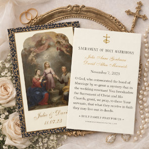 Oração Católica de Casamento Sagrada Família