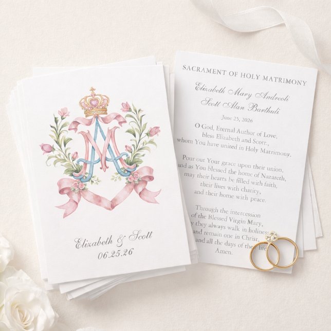 Oração Católica de Casamento Sob o Auspício de Mar (Criador carregado)