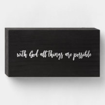 Oração cristã com Deus tudo é possível