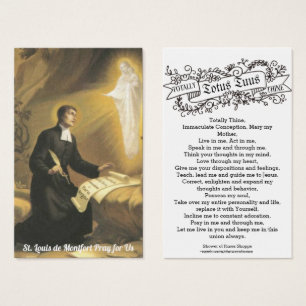 Oração da consagração de St Louis de Montfort