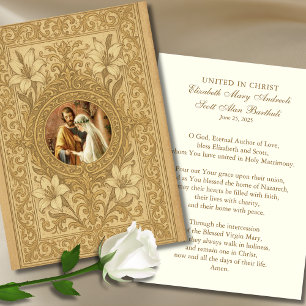 Oração de Casamento Católico Betrothal Mary Joseph
