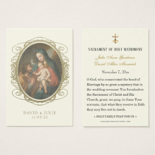Oração de Casamento da Santa Família Católica