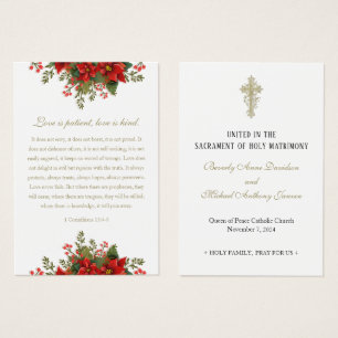 Oração de Natal Oração de Casamento Poinsettia