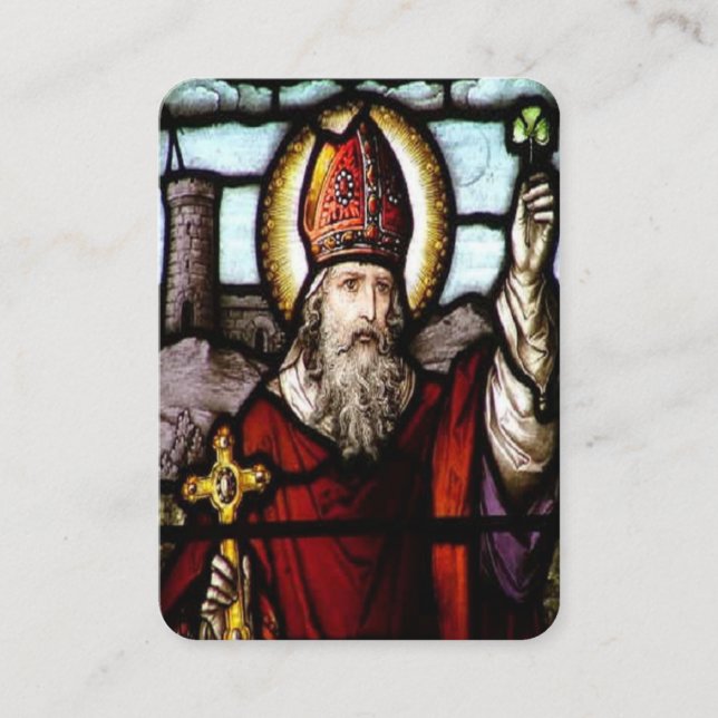 Oração De São Patrício Para O Cartão De Oração Fie (Frente)