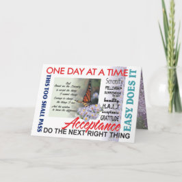 oração de serenidade e cartão de inspiração