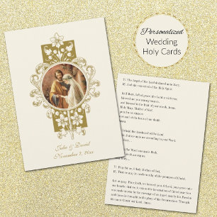 Oração do Anjo Católico de Casamento em Ouro