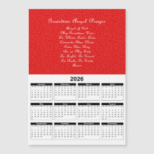 Oração do Anjo da Guarda Calendário de Corações Ve