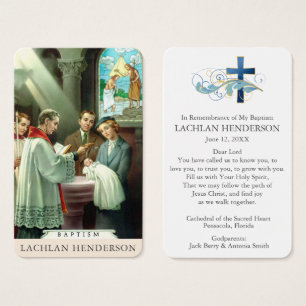 Oração   do baptismo na pia batismal