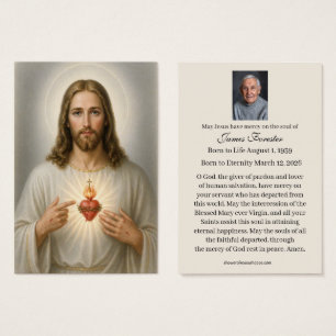 Oração Funerária Católica Jesus do Sagrado Coração