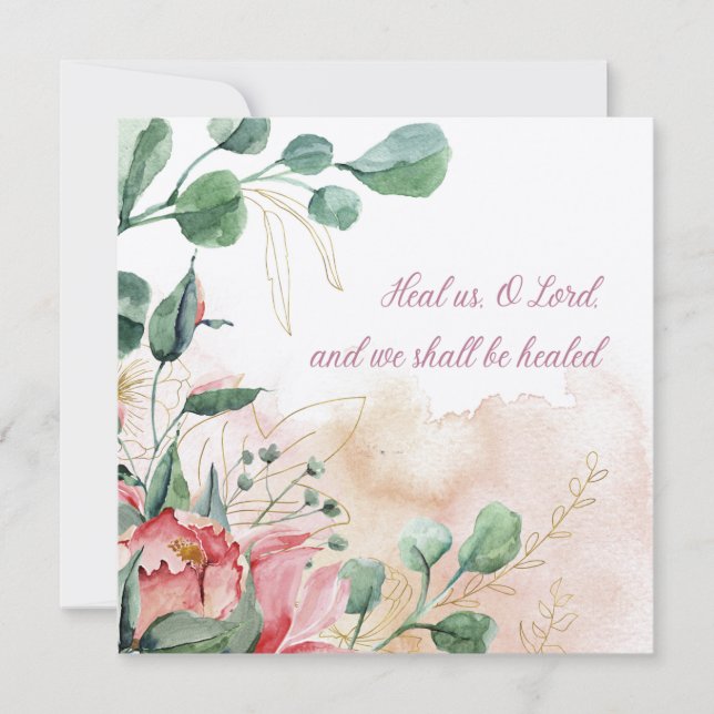 Oração Judaica para Curar Doença (Frente)