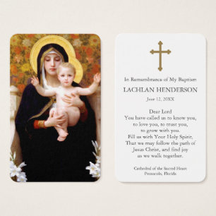 Oração   Madonna do baptismo dos lírios