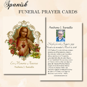 Oração Memorial Católica Jesus Funeral Espanhol