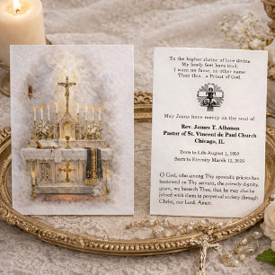 Oração Memorial Fúnebre de Padre Católico