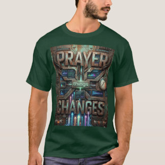 Oração Muda as Coisas – Camiseta Futurista Steampu