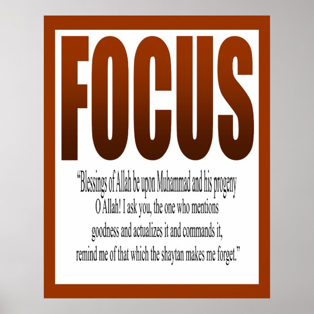 Oração para o Estudo da Poster (Frente)