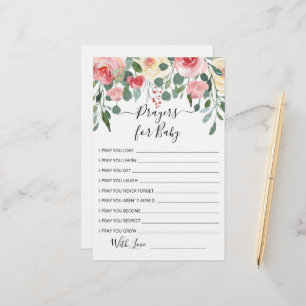 Orações Editáveis para o Cartão de Partido de Chá 