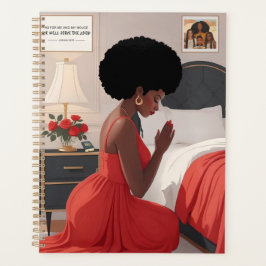 Orando Mãe Capa Real Planejador Mensal 8,5"x11"