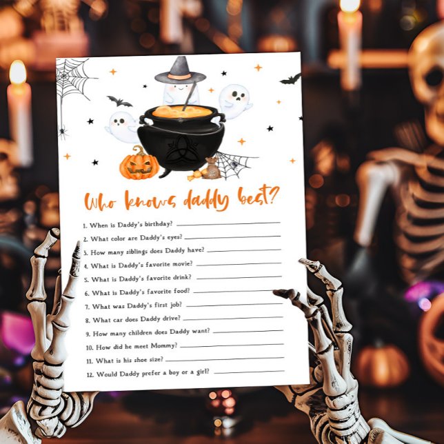 Orange Baby está criando Quem sabe o melhor jogo d (Baby is Brewing Baby Shower Who knows Daddy Best Game)