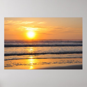 Orange Beach Sunrise Wilbur Pelos Sea FL Poster