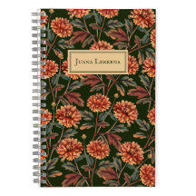 Orange Chrysanthemum Vintage Halloween