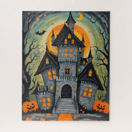 Orange Glow Castle Jigsee Quebra-cabeça