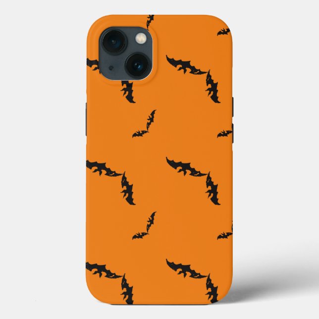 Orange Halloween/bat Case-Mate capas de iphone (Verso)