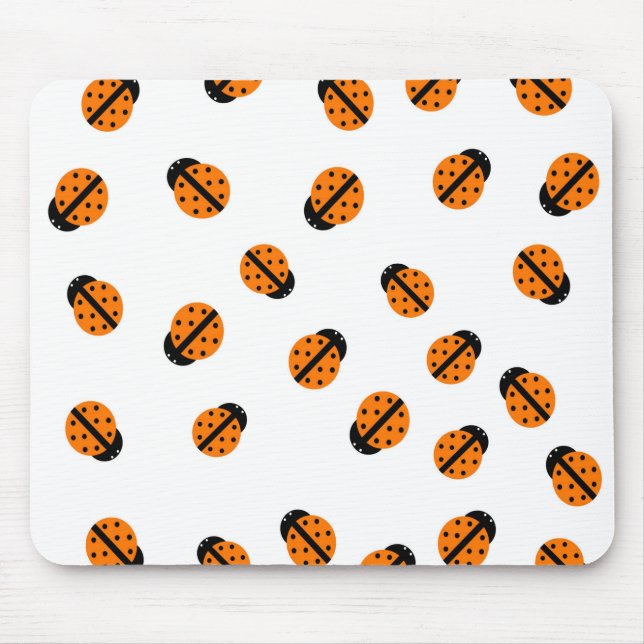 Orange Lady Bug Mousepad (Frente)