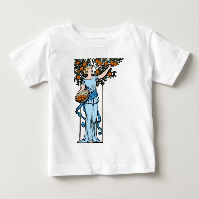 Orange Maiden Baby T-Shirt (Frente)