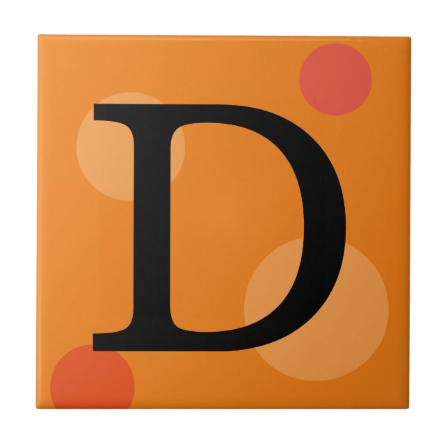 ORANGE MONOGRAM E AZULEJOS BOLINHAS (Frente)