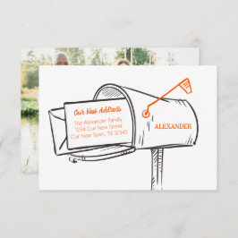 Orange Nossa Nova Caixa de Correio de Endereço se