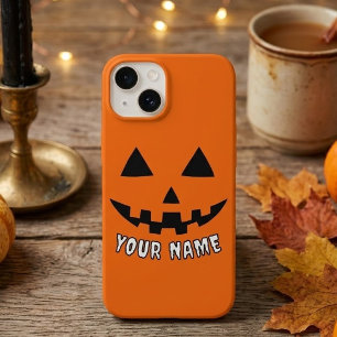 Orange Pumpkin Personalizado Halloween Seu Nome