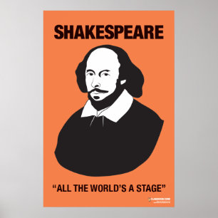 Orange Shakespeare Poster