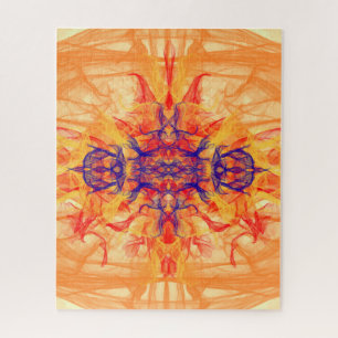 ORANGE SMOKE - Arte Fractal - Quebra-cabeça de Var