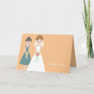 Orange-Teal Personalizado São Minhas Cartões De Br