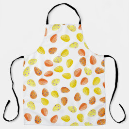 ORANGE & YELLOW SPECKLED WATERCOLOR EASTER EGGS