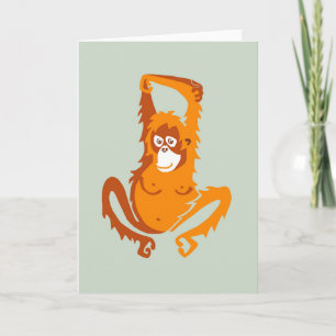 ORANGUTAN - Cartão de saudação
