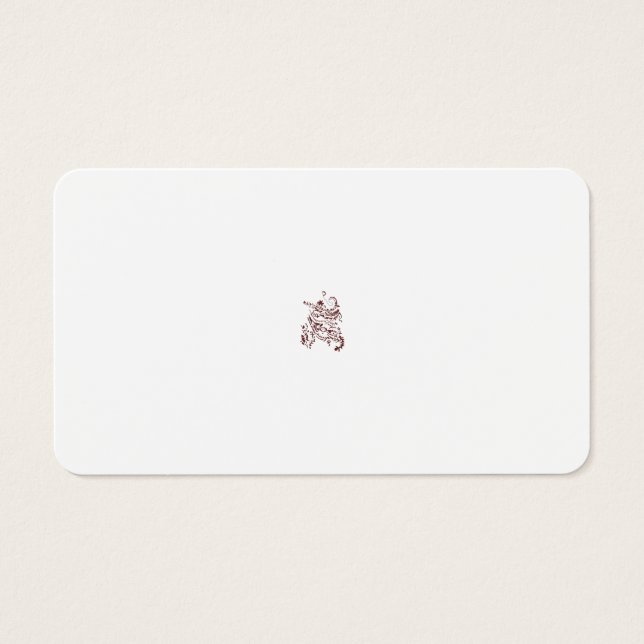 Orangy Red decorative Design (Frente)