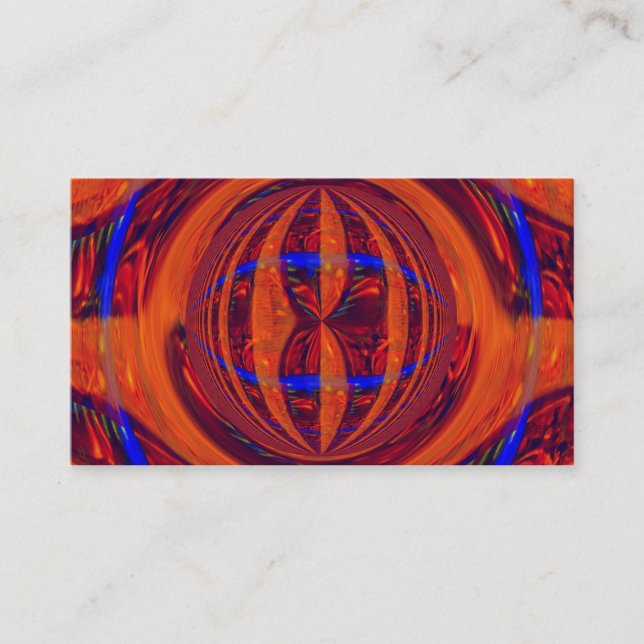 Orb Red cartão de visita (Frente)