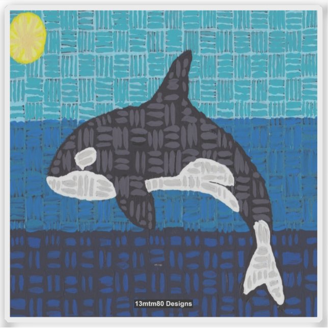 Orca - Adesivo de Vinil (Frente)