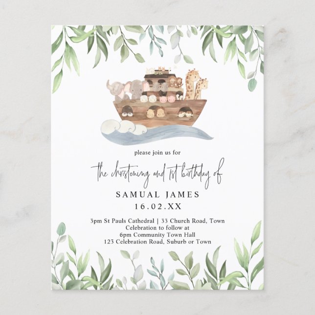 Orca do primeiro aniversario e Christening (Frente)