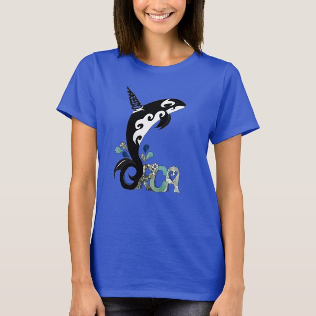 Orca Freedom Art T-Shirt (Frente)
