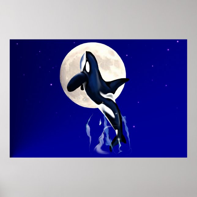 Orca Moon Poster (Frente)