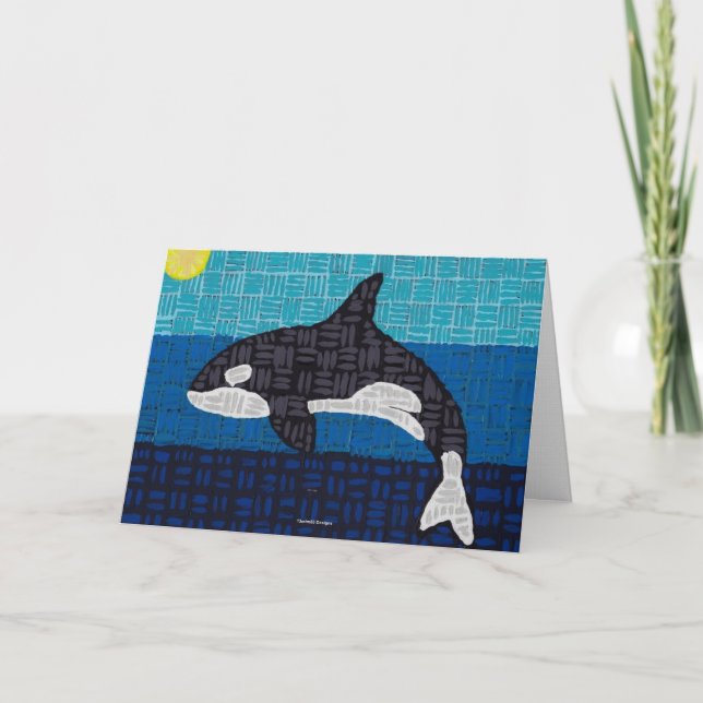 Orca (único) - Cartão de Boas Festas (Frente)