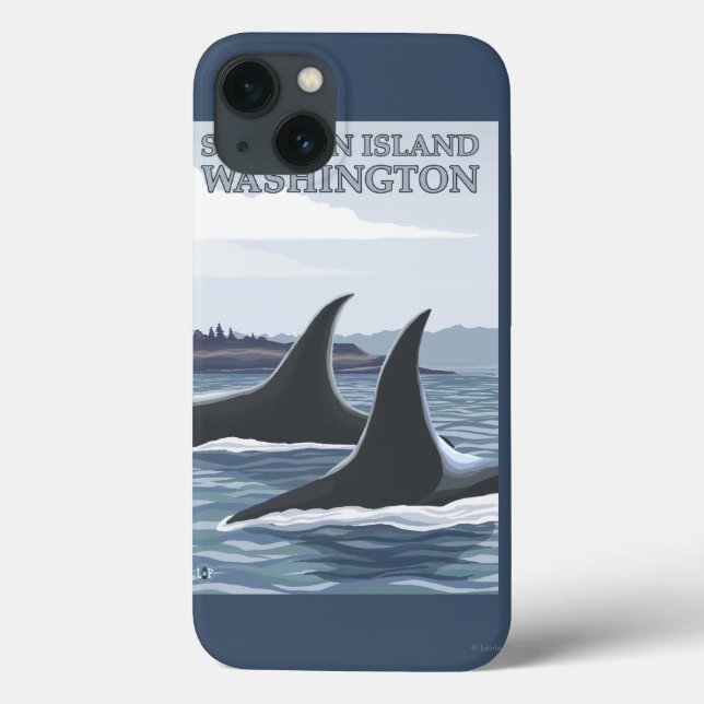Orca Whales nº 1 - San Juan Island, Washington (Verso)