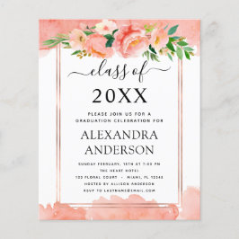 Orçamento 2022 Convite à Graduação de Pêssegos Cor