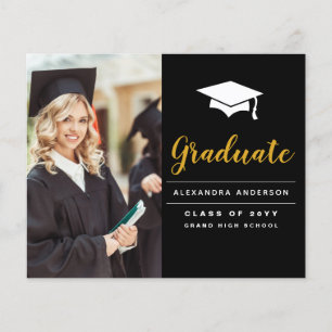 Orçamento 2022 Graduação de Foto Dourada Preta