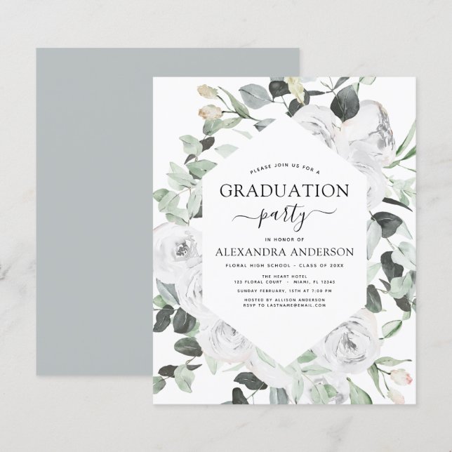 Orçamento 2022 Graduação Eucalyptus Floral (Frente/Verso)